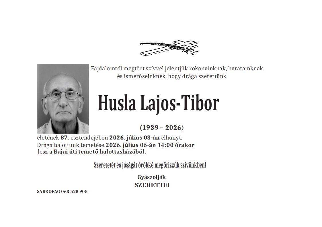 Tibor Husla Lajos