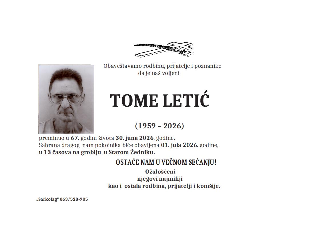 Tome Letić