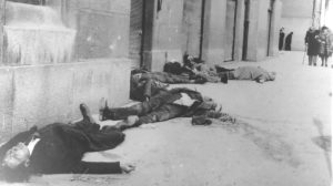 Tragovi zločina na fasadi Gradske kuće