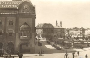 Subotica, 1933. godina – Pogled na centar grada