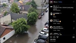 Potop u Subotici: Ulice pod vodom, podvožnjaci neprohodni