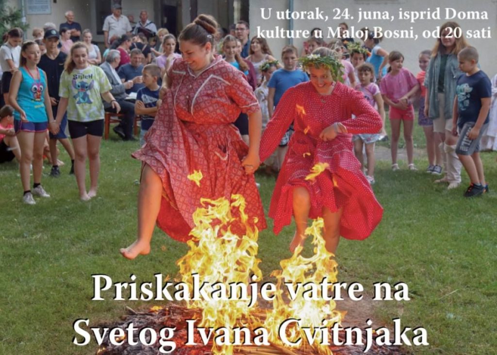 Očuvanje tradicije: Priskakanje vatre na Ivanjdan u Maloj Bosni