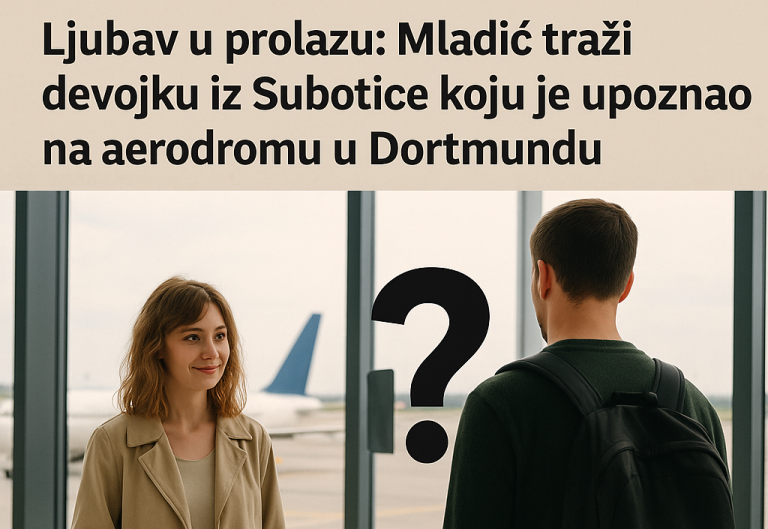 Ljubav u prolazu: Mladić traži devojku iz Subotice koju je upoznao na aerodromu u Dortmundu