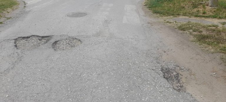 Prijava oštećenja kolovoza na kraju Baranjske ulice