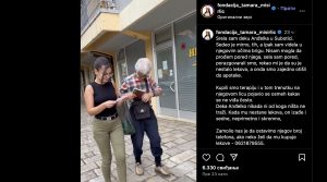 Tamara Mislirlić ponovo pokazala veliko srce – pomogla deki Anđelku u Subotici