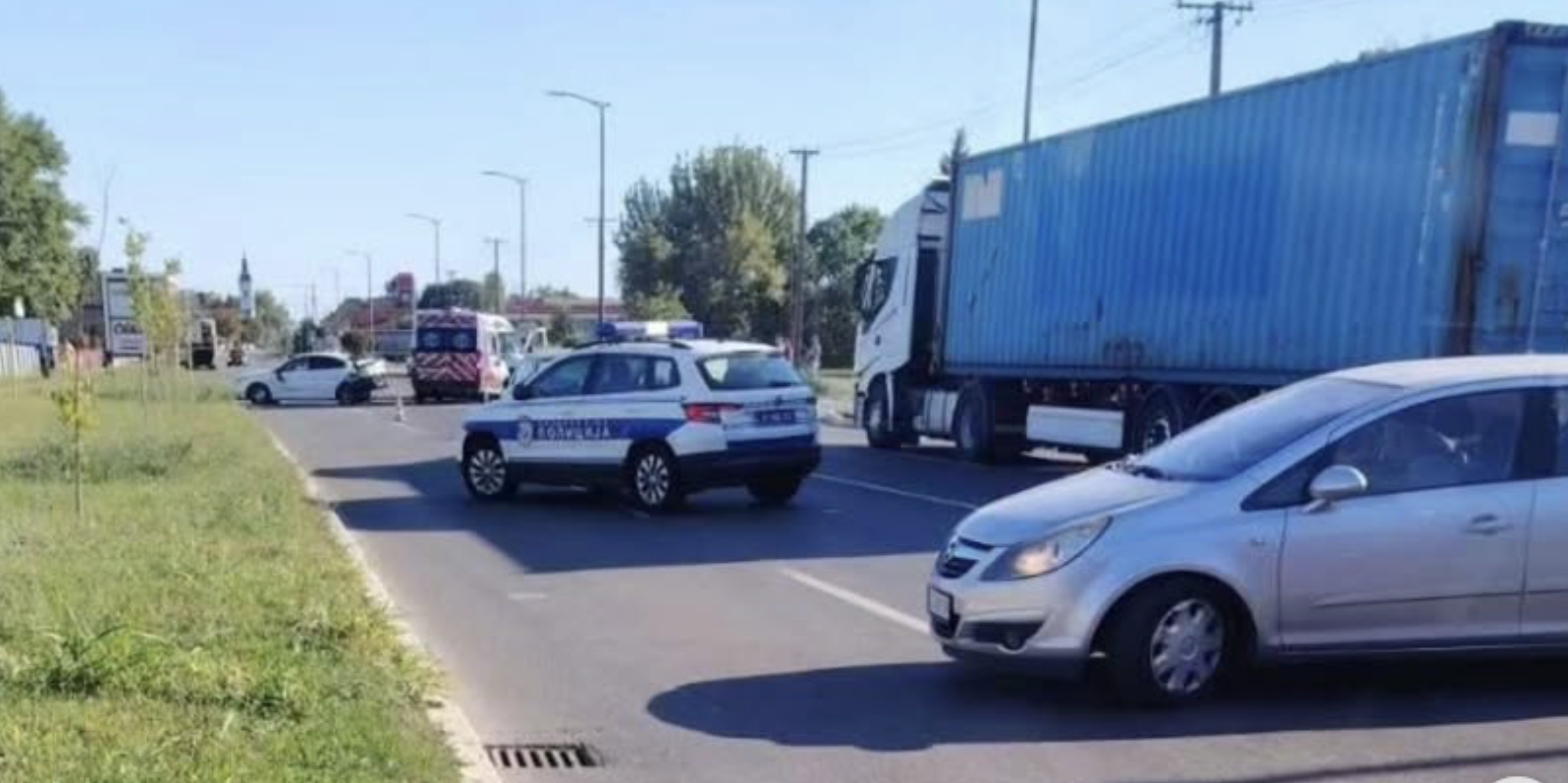 Lančani sudar u Subotici