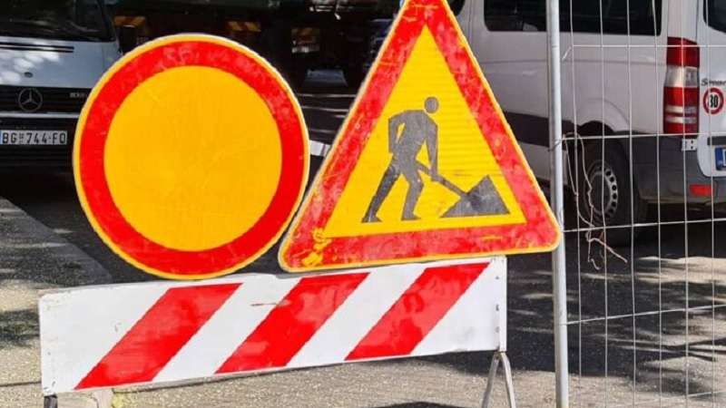 Privremena obustava saobraćaja zbog radova na izgradnji vodovodne mreže