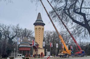 Sanacija metalnog koplja na tornju objekta “Vodotoranj” na Paliću