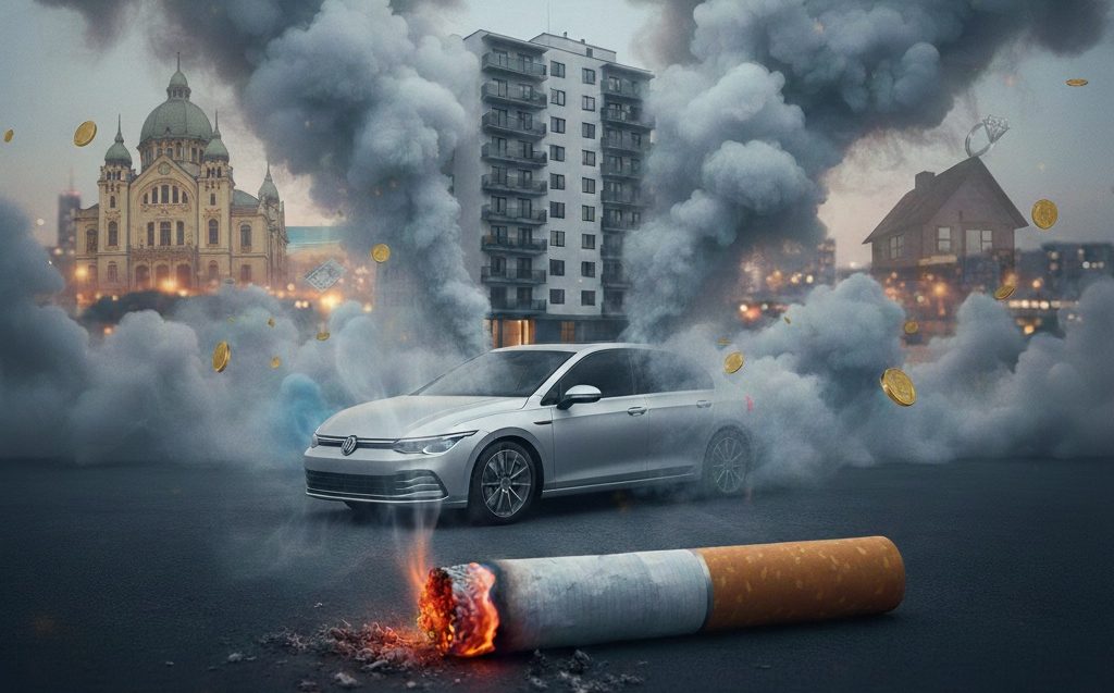 VAŠ AUTO JE OTIŠAO U DIM: Izračunali smo kako ste za 10 godina popušili novog ‘nemca’ iz salona!