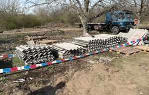 Uhapšen jer je u okolini Subotice skladištio azbestne ploče