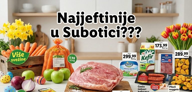 GDE UŠTEDETI U SUBOTICI OVE NEDELJE? Najjeftinija svinjska plećka u Subotici???