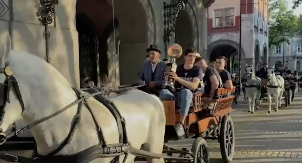 Subotičani dočekali šampione Srbije na Trgu slobode