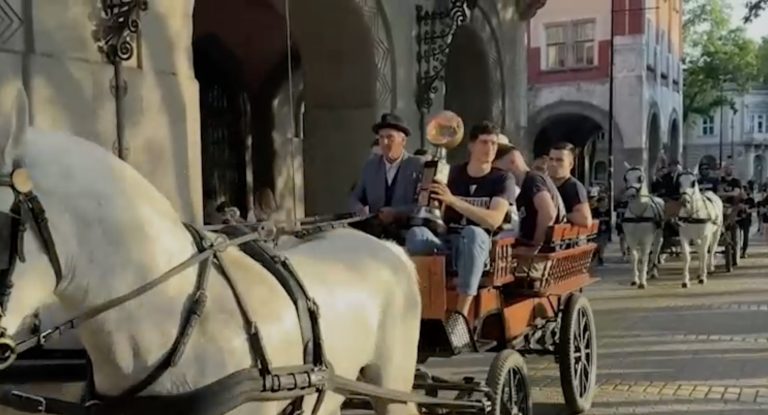 Subotičani dočekali šampione Srbije na Trgu slobode