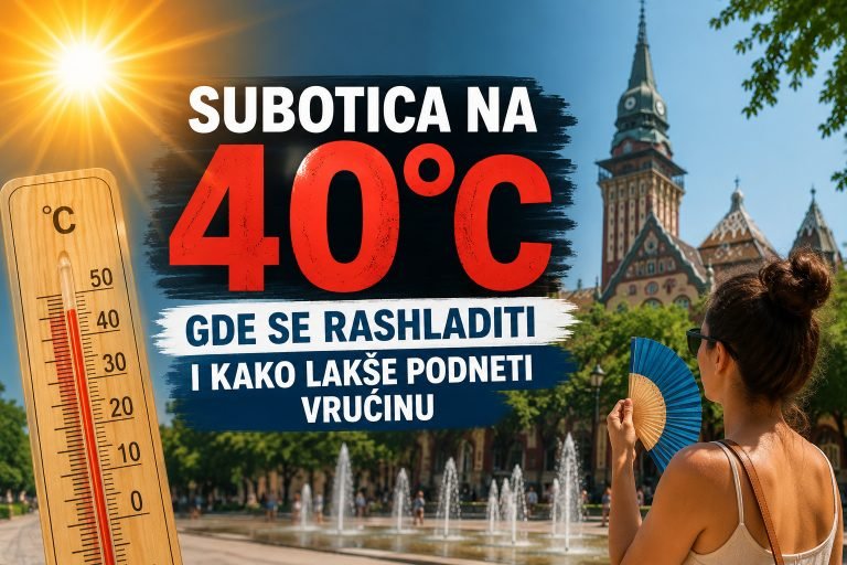 Paklenih 40 u Subotici: Gde potražiti osveženje
